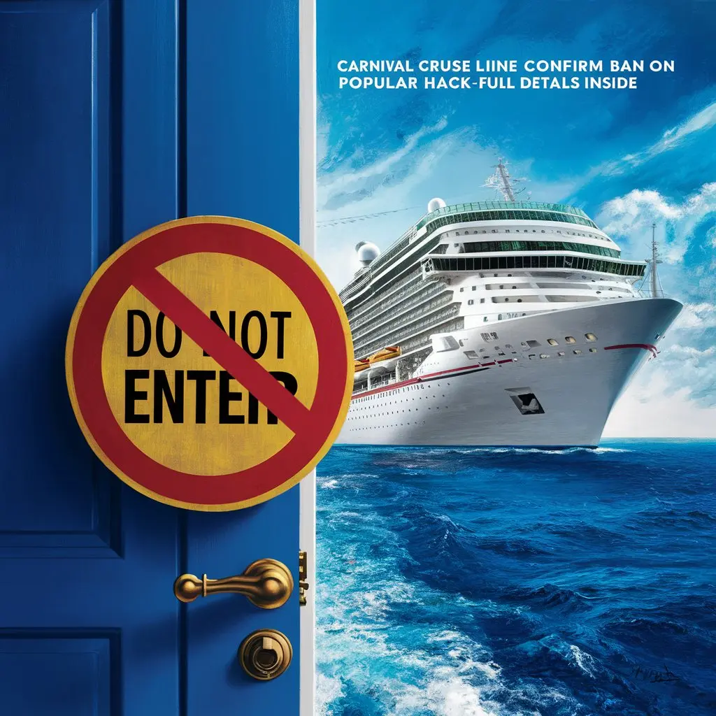 Carnival Cruise Line Confirms Ban on a Popular Cabin Hack