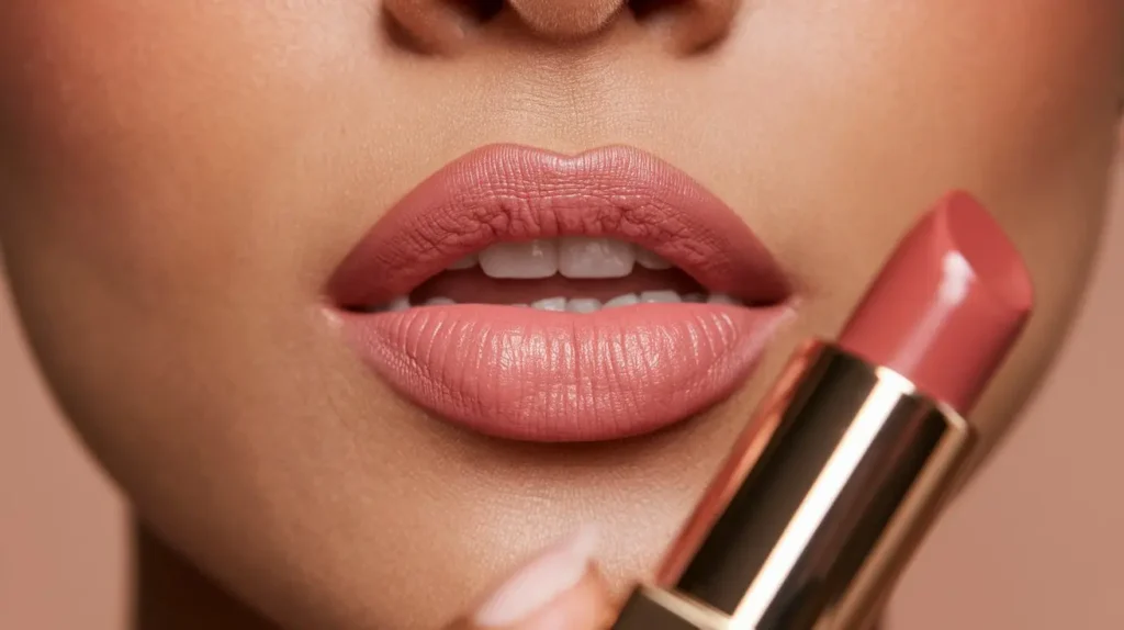 heart percent dewy melting lipstick in shade 1 dewy glow