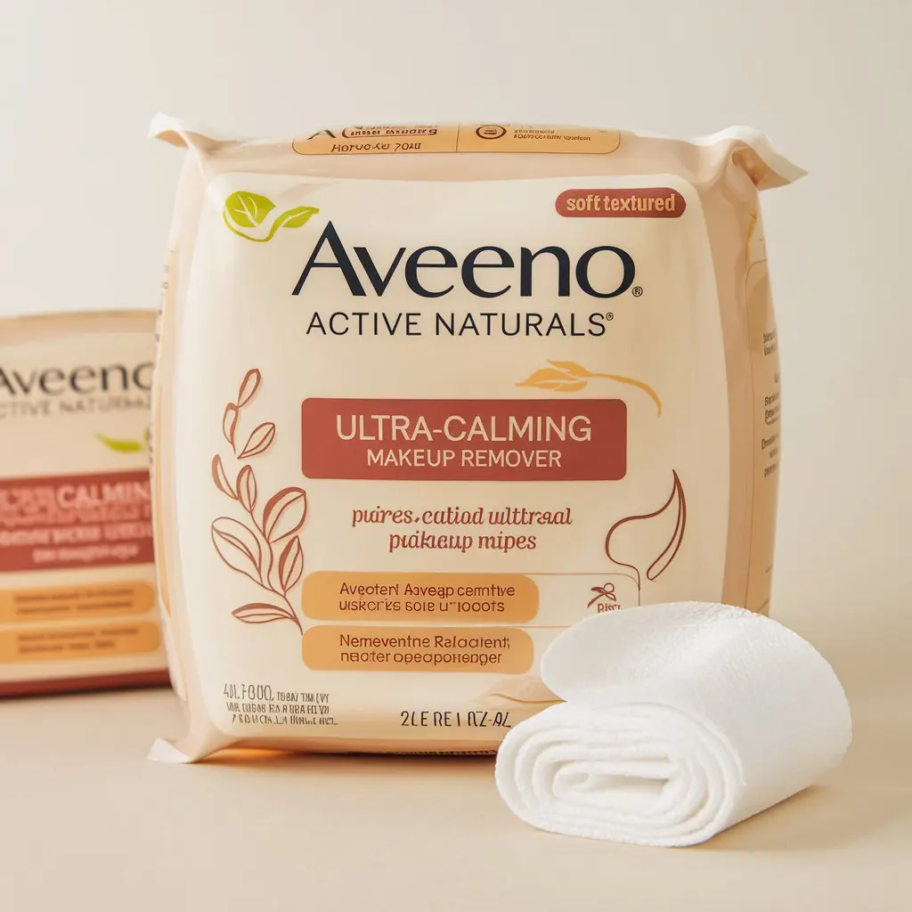 Aveeno Active Naturals Ultra-Calming Makeup Removing Wipes 25 ea