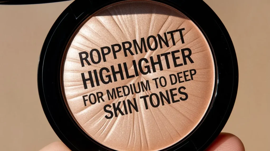 roppremontt highlighter for medium to deep skin tones